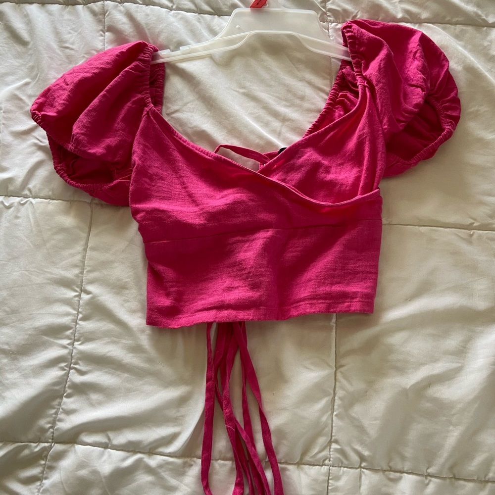 Pink corset going out top👚💕